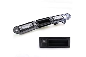 DYNAVSAL Telecamera di retromarcia impermeabile HD con maniglia del bagagliaio, interruttore di ricambio per VW Golf Plus MK5/Jetta III/Touran 1T GP 1T2/Passat 3C B6 C3 Variant Wagon 2.0 TDI.