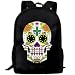 Produktbild Sugar Skull Canvas Laptop Backpack Cute School College Shoulder Bag for Women Men