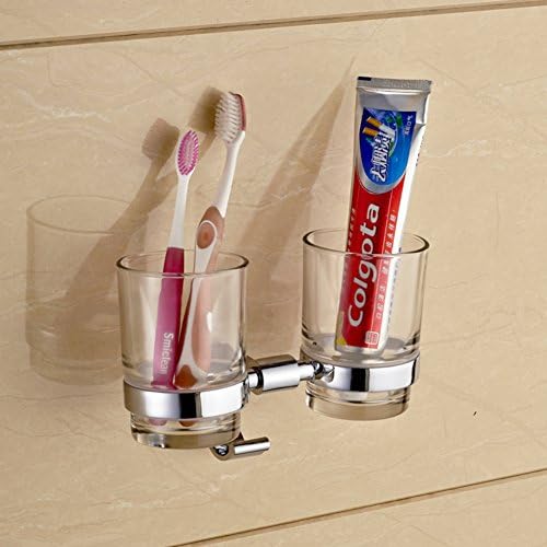 Sanitary stainless steel double Cup/Bathroom Accessories/gargle cup shelf