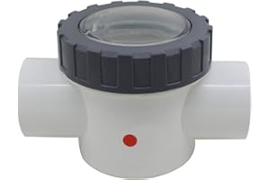 OEMCLIMA PVC Drain Valve Inline Check Valve Swimming Pool Non Return Valve one Way Valve Plastic Anti Return Valve