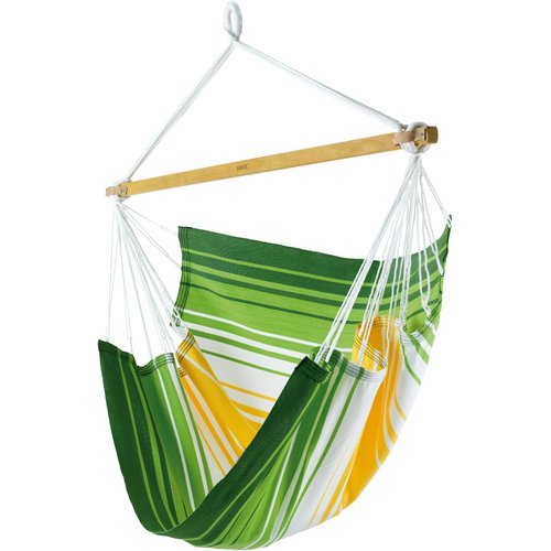 Grenada Outdoor Garden Hanging Chair (Made of 100% Jobek cord, Hammock Color: Multi)
