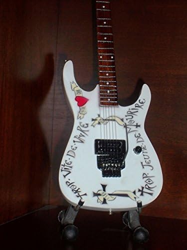 Mini Guitar RATT WARREN DEMARTINI Crossed Swords Display