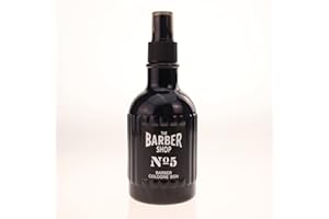 The Barber Shop No.5 Eau de Cologne Spray 250ml | after shave herren | Duftwasser | Rasierwasser Männer | Barber Herrendüfte | Bodyspray - Barbershop - Friseur Kolonya - Frisch & Aromatisch