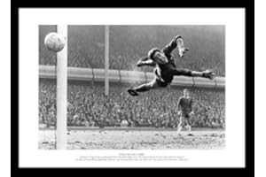 HOME OF LEGENDS Framed Peter Bonetti Chelsea FC 1965 Photo Memorabilia