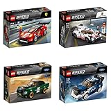 LEGO� Speed Champions 4er Set: 75884 1968 Ford Mustang Fastback + 75885 Ford Fiesta M-Sport WRC + 75886 Ferrari 488 GT3 Scuderia Corsa + 75887 Porsche 919 Hybrid - Steinchenwelt