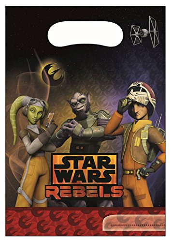 Procos 10108575B – Kinderpartyset – Star Wars Rebels, Größe XL, 66-teilig - 6