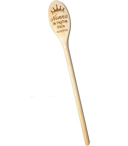 Cucchiaio Di Legno Per Cucina Con Numero 30 E Fiocco: Regalo Originale Per 30° Compleanno O Anniversario