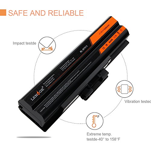 LENOGE Ersatz Hochleistung Akku Li-ion Laptop Batterie Für Sony Vaio Kompatible Teil VGP-BPS13B/S VGP-BPS13S VGP-BPS13B/Q VGP-BPS13A/R VGP-BPS13AB 18 Monate Garantie - 4