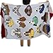 Produktbild Chlove Kinder Strandtuch Hund Gedruckt Strandmatte Quadratisch Badetuch Yogamatte für Reisen Camping