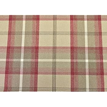 Porter And Stone Balmoral Wool Effect Thick Tartan Check Curtain