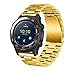Produktbild Sansee Echtes Edelstahl Armband Smart Watch Band Strap für echte Uhr 2 Huawei 2 Generationen von drei Riemen (Gold)