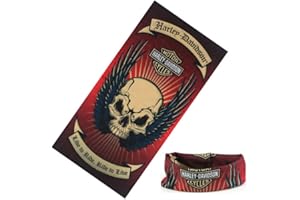 DODO®-Harley Davidson Biker Rider Multi Scarf Balaclava Tube Snood Mask Neck Warmer Bandana (HD1)
