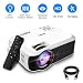 Produktbild Globmall HD-Video-Beamer, Heimkino, Beamer T22, 2000 Lumen, Video, LCD, Beamer, 800 x 480 Auflösung, Unterstützt 1080P Full HD, VGA, HDMI, USB, SD, AV-Eingang, Mini-LED-Projektor für PC, Laptop, Gaming, iPhone, Android, Smartphone, TV