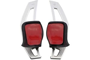 Huamengyuan Paletas del Cambio del Volante del Coche,Extensiones de la Extensión del Cambiador del Coche de la Aleación de Aluminio para Golf 5 6 MK6 Jetta GTI R20 R36 CC Scirocco EOS