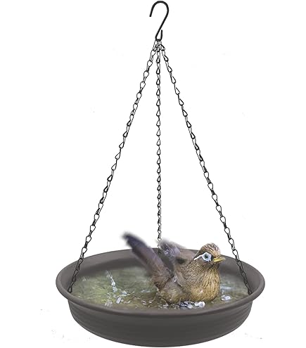 Garden Mile Vogelfutterstation Mädchen Mit Regenschirm - Bunte Metall-Futterspender