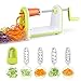 Produktbild Gemüsehobel, Spiralschneider SimpleTaste mit 5 Schnell Auswechselbare Klingen, Gemüseschneider Für Früchten und Gemüse Spaghetti