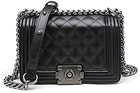 Tanling Women's Bags PU Shoulder Bag Embossed For Casual Office &amp; Career All Seasons Black