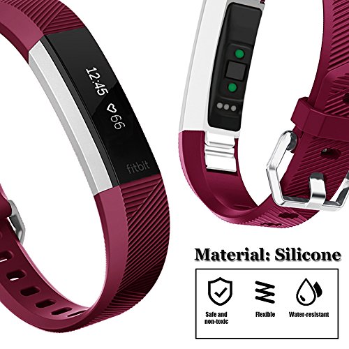 Kutop für Fitbit Alta HR Armband, TPU Soft Silikon Sport Fitness Ersatzband Silikagel Verstellbares Uhrenarmband für Fitbit Alta HR - 3