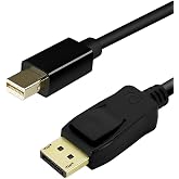 Daytona A4315 Mini Displayport To Displayport 1.5M 4K Converter Converter Adapter Cable/Laptop, PC, HDTV, Monitor or Di