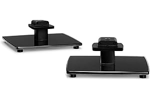 ENJCYLING 2pcs Black Speakers Table Stand Compatible with Bose OmniJewel Lifestyle 650/850 Home Entertainment System