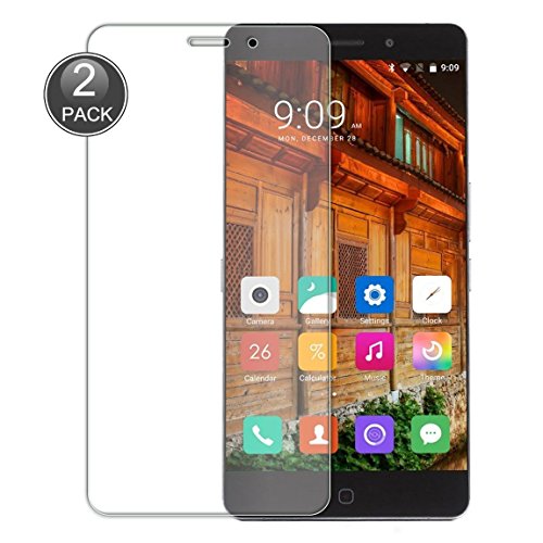 E-Hamii [2-Pack] Elephone P9000 Displayschutzfolie, 0,26 mm HD Anti-Kratz- und Anti-Fingerabdruck Schutzfolie, 9H gehärtetes Glas Schutzabdeckung, Besserer Schutz (Hinweis: Nicht Volldeckung)