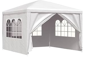 vidaXL Tendone per Feste in PE Verde Tenda da Giardino Gazebo Misure Diverse
