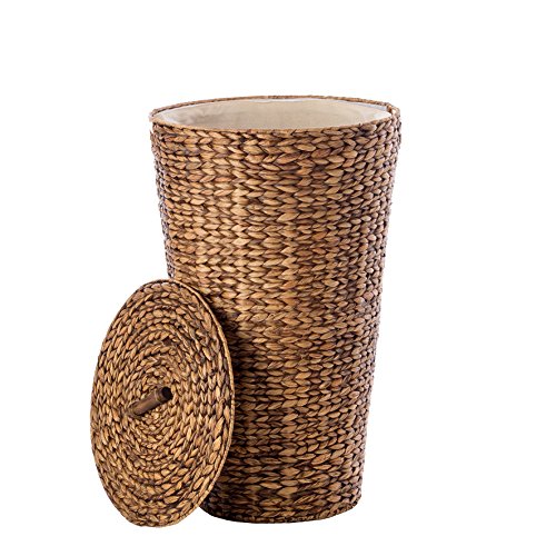 Casa Mina 121123055 Wäschekorb, Wäschetruhe, „Lombok“ braun D35 x H55 - 4