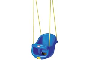 Little Tikes Balançoire à Haut Dossier pour Tout-petits - Avec Ceinture de Sécurité Réglable et Barre en T Verrouillable
