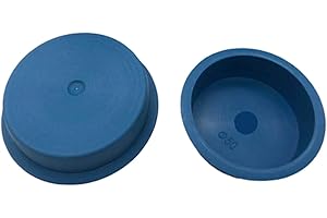 MACHSWON Gummi-Blindstopfen geschlossene Stahlrohrpaneel blau bündig montierte Lochstopfen Blindstopfen ¢50 10 Stück