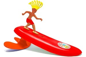 Frescobol 1946 SurferDudes Rick Rica V2 | Surf Niño Juego de Playa | Mini-Surf powered by Olas | Beach Toy Wave Powered
