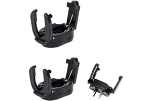 VNDKGN 2 Pcs Golf Ball Retriever for Putter,Golf Ball Picker Upper,Golf-Ball Retrievers Grabbe Accessories Black Foldable Putters Balls Claw Grabber of Telescopic Pick up Tool End for Driving Range,Course