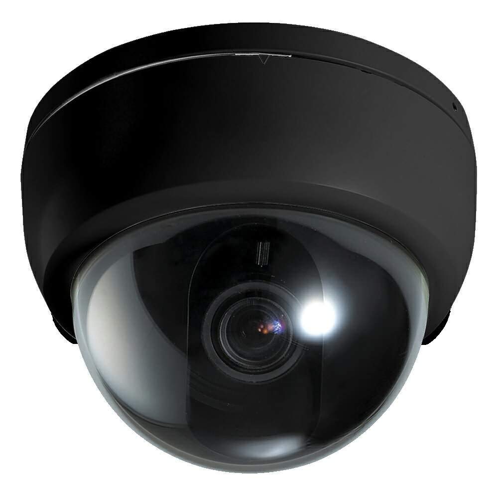 PREMVATI Dummy Security CCTV Camera with Flashing Red LED Light for Office and Home (Black)