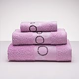 San Carlos Corona Toalla, Algodón, Rosa, 140x70x1 cm, 3 Unidades