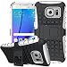 Produktbild Samsung Galaxy S6 Outdoor Hülle Case in Weiss Extra Schutz, Robuste Galaxy S6 Schutzhülle Handyhülle Cover Silikonhülle Rückschale