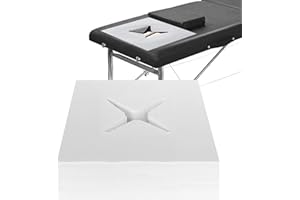 Kadryxon Pack of 200 Disposable Nose Slit Cloths for Massage Tables, Face Pads for Massage Tables, Disposable Cover for Massage Tables, Massage Benches and Treatment Beds, 40 x 40 cm