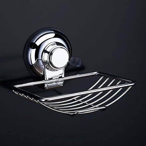 ipegtop Suction Seifenhalter Wand Seifenschale Seifenablage mit Saugnapf aus Edelstahl, Rostfrei - 4