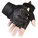Produktbild Tianu Outdoor Schutz-Tactical Handschuhe Halbfinger für Motorrad Radfahren Klettern Wandern Jagd Outdoor Sports Handschuhe Gear, Schwarz, M