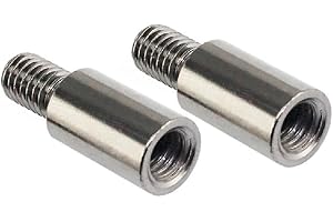 HEJHNCII Chrome Arcade Joystick Arbre Extender Jeu Accessoires Game Controller Extension Rodone pour SANWA/Joystick de Précision