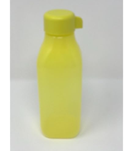 SIGNORAWARE EcoEasy Trinkflasche 500ml | Türkis-Gelb | Mit Clipverschluss | Spülmaschinengeeignet