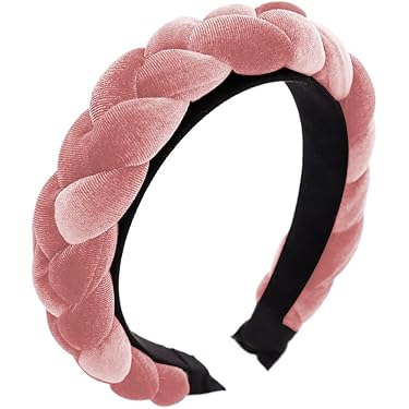 Czhotg Schmetterlings-Haarband Mit Clips – Schwarzes Geflochtenes Stirnband Für Damen & Mädchen, Mit Doppeltem Pony