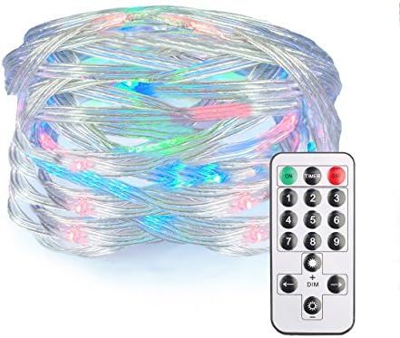 Flexible Wire String Lights Indoor Outdoor with 8 Modes Twinkling Fairy lights with Remote Waterproof for Bedroom, Wedding Party, Patio, Christmas Decoration