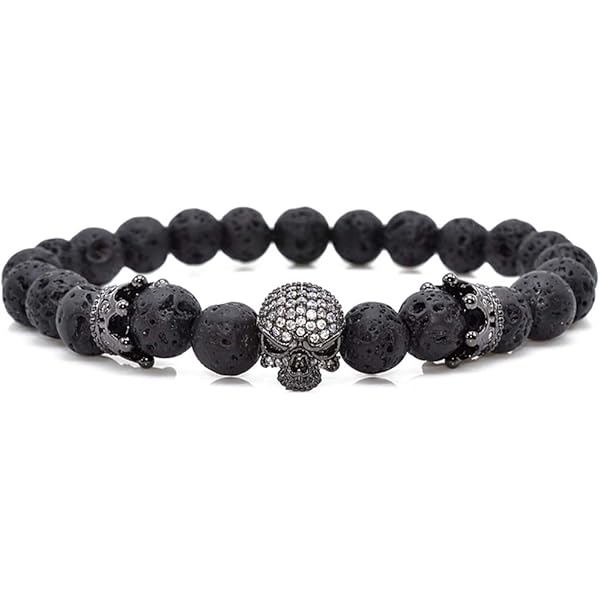 Braccialetti Coppia Buddha Preghiera - 2 Pezzi Con Perle E Zirconi, Nero E Bianco - Foto 5