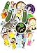 Produktbild SetProducts Top Aufkleber!  Set von 65 Aufkleber Rick und Morty- Premium Qualität - Stickers Nicht Vulgär – Fashion, Stil, Bombe, Graffiti, Rick and Morty - Anpassung, Scrapbooking, Bullet Journal.