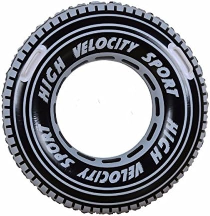 LYFLYF Swimming Ring- Inflatable Giant Tire Floating Ring Adult With Handle Rubber Ring Swimming Pool 91cm