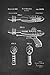 Produktbild JP London spmurjsclt09 Zukunft Star Phaser Ray Gun Alien Trek abnehmbarer Vintage Kreidetafel Patent Art at 91,4 x 61 cm