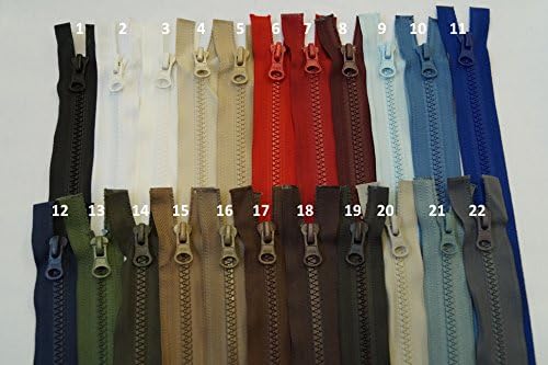 Fim Other Lengths Available 31 cm – 64 cm 2 Way Zip Closure Plastic No. 5 MITTELGROB for Jackets 9 – Light Blue (184), 9 - hellblau(184), 56 cm