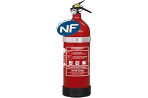 MONDIAL EXTINCTEUR Extincteur à poudre ABC 2 Kg Idéal voiture, bateaux ANTIROUILLE NF & MED