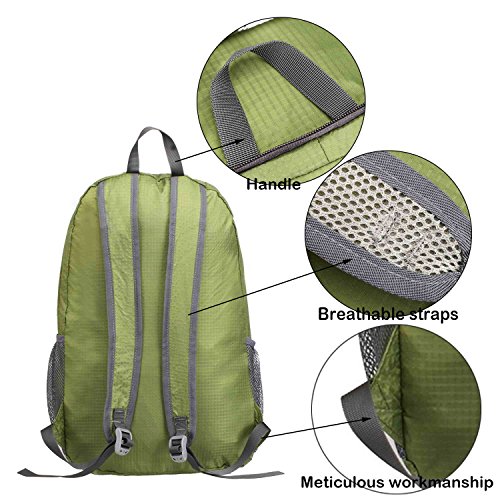 Fafada Rucksack Canvas Vintage Damen Mädchen Leder Retro Laptop backpack Schulrucksack Daypack für Campus Studenten und Outdoor Reisen (Schwarz/Blau/Armeegrün/Kaffee) - 7