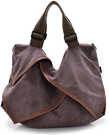 Ladies Handbag,Yoyoung Women Large Capacity Pure Color Canvas Hobo Bags Shoulder Bag Handbag