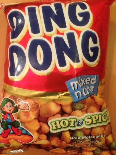 Ding Dong Mixed Nuts Hot & Spicy 100g x5-Packs